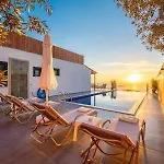 וילה With Private Pool And Jacuzzi קס
